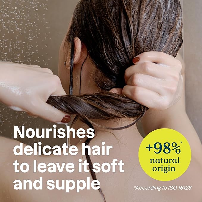 ATTITUDE Extra Gentle Hair Conditioner for Sensitive Dry Scalp, Soothing Oat, Naturally Derived Ingredients, Dermatologically Tested, Vegan Detangler, 8 Fl Oz (Pack of 6)