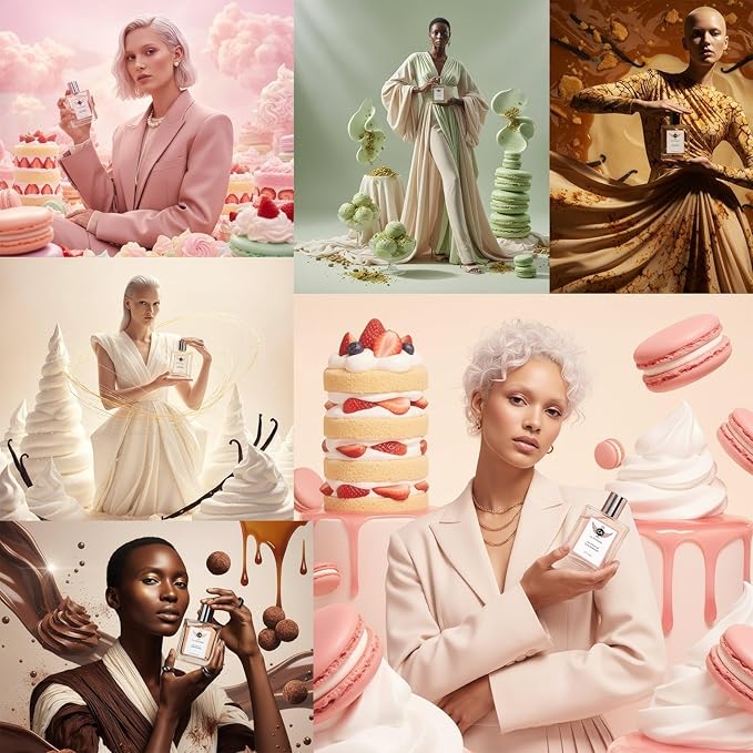 CA Perfume Gourmand Candy Cane Eau De Parfum Unisex Fragrance 3.4 Fl Oz