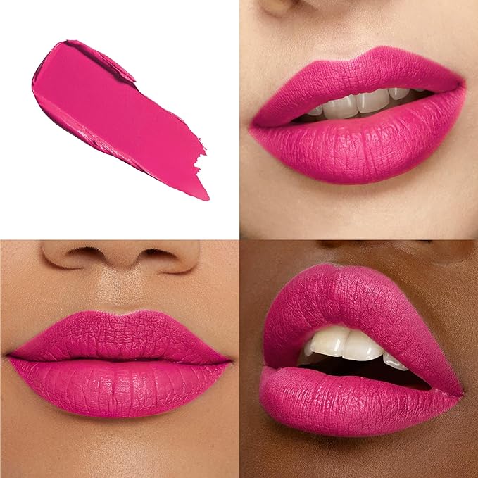 Fuschia Lipstick Long Lasting Matte Liquid Lipsticks for Women Non Transfer Smudgeproof Smooth and Easy to Appy Cruelty Free Lip Color, M44 Fuscia Love