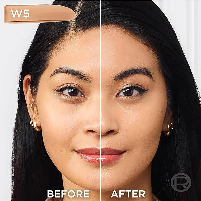 L'Oreal Paris True Match Super-Blendable Foundation, Medium Coverage Liquid Foundation Makeup, W5, Medium, 1 Fl Oz