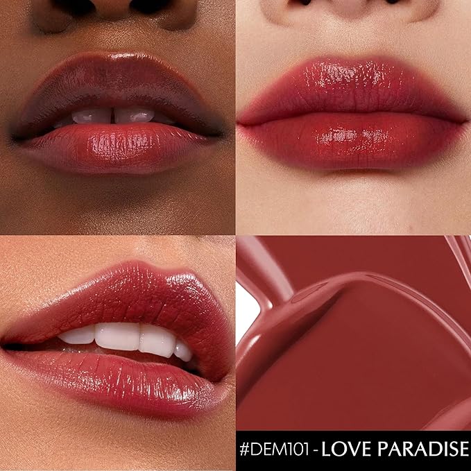 3Pc Berry Red Lipsticks Set for Women Hydrate Lipstick Glossy Moisture Lip Gloss Sheer-Medium Coverage Long Lasting Lipsticks for Dry Lips, DM68/72/101