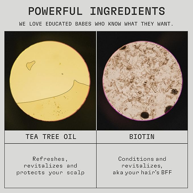 Clarify Refresh Detox Hair Conditioner, EWG Verified, Infused with Tea Tree Oil and Biotin, For Oily Hair + Buildup, Clean Ingredients, Vegan, Fresh Scent, 8 Fl Oz