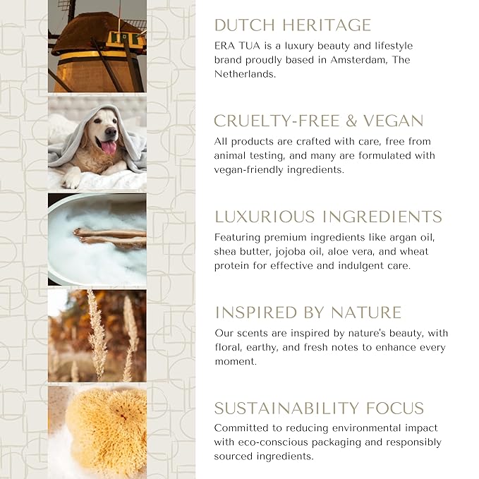 Fresh Linen Conditioner | Dutch Made & Formulated | Moisturizing & Repairing Conditioner for Dry, Damaged Hair | Uplifting Bergamot, Jasmine & Rose Scent | 200 ml