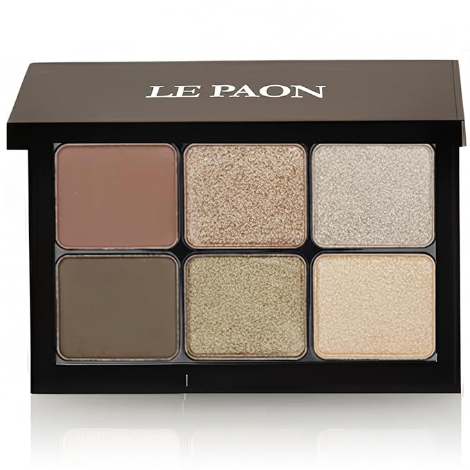 Starlight Eyeshadow Palette (Golden Hour) – 6 Highly Pigmented, Crease-Proof Matte & Shimmer Shades