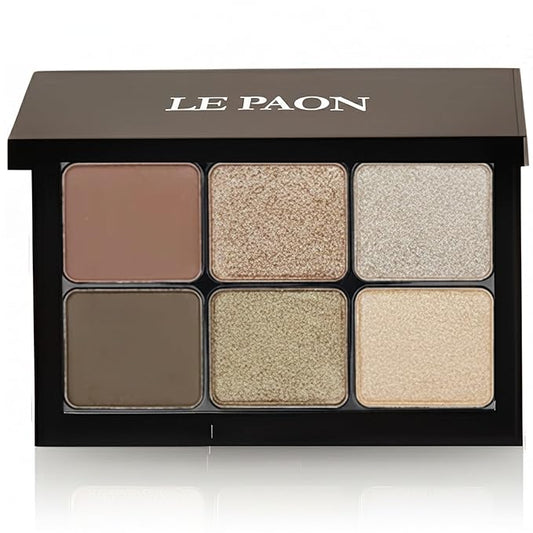 Starlight Eyeshadow Palette (Golden Hour) – 6 Highly Pigmented, Crease-Proof Matte & Shimmer Shades