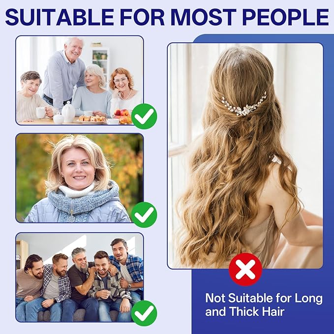 No Water Rinse Shampoo Caps, Microwavable Waterless Shampoo Cap for Bedridden Patients Elderly, Rinse Free Dry Hair Washing Caps for Camping, PH Balanced, Portable, Easy Life, 8 Pack