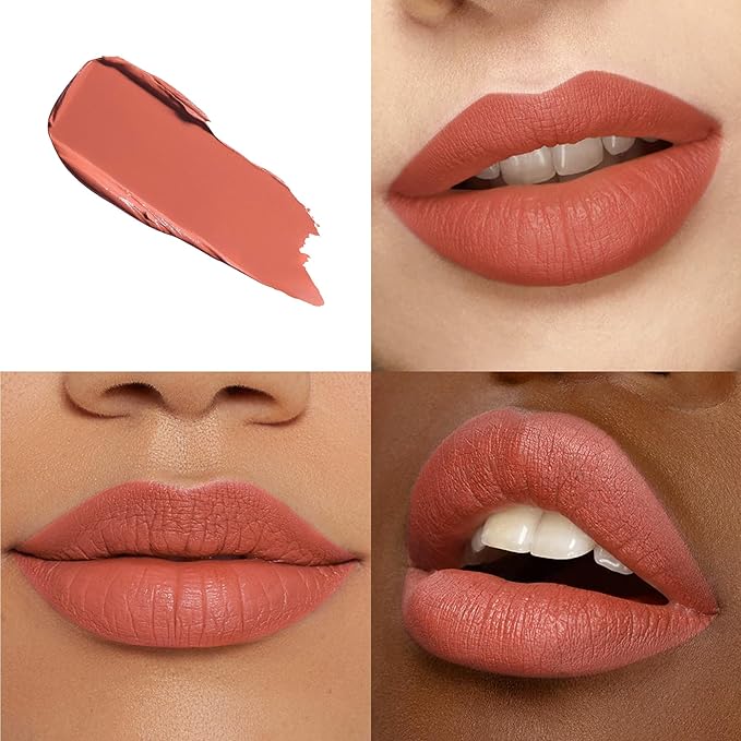 Cinnamon Lipstick Long Lasting, Matte Liquid Lipsticks for Women Non Transfer Smudgeproof Smooth and Easy to Appy Cruelty Free Lip Color, M59 Cinnamon