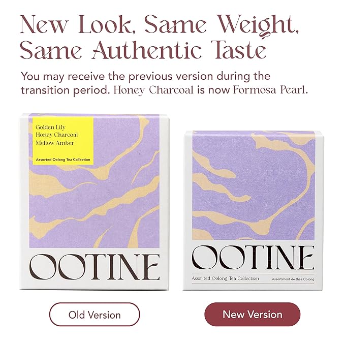 OOTINE Oolong Tea Bags – Taiwan Tea Loose Leaf Gift Set (3 Flavors, 9 Pyramid Sachets), Individually Wrapped, Handcrafted, Single-Origin Taiwanese Oolong, Multiple Infusions