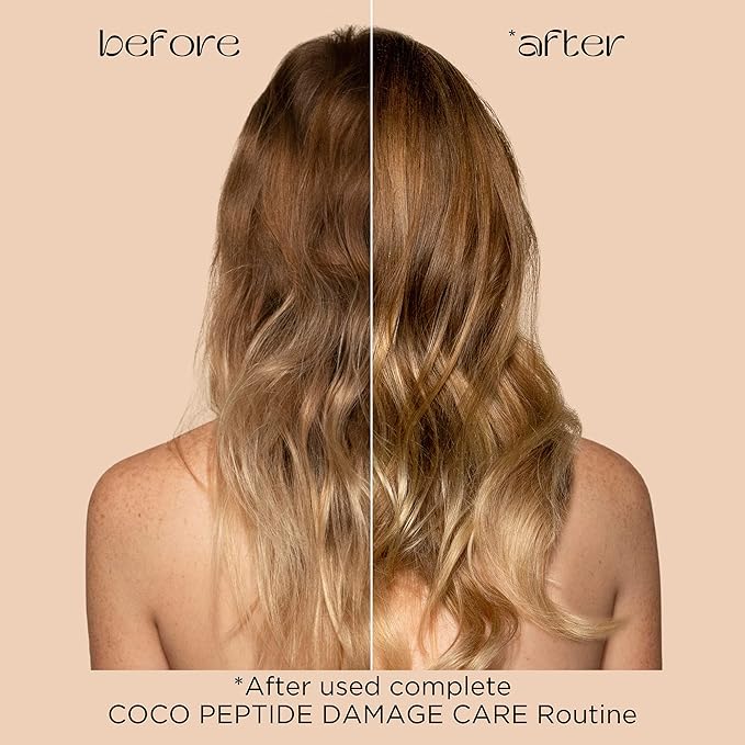 Pacifica Coco Peptide Damage Care Shampoo – Repairing Sulfate-Free Shampoo for Damaged Hair, Split Ends & Breakage, w/Collagen & Peptides Silicone-Free Clean Vegan & Cruelty-Free Dermatologist Tested