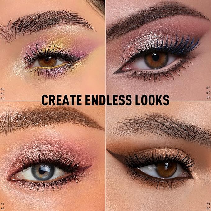 Cream Eyeshadow Stick, Plum Purple Eyeshadow for Older Women Long-Lasting Waterproof, Shimmer Metallic Eye Shadow Crayon Mauve Buildable & Blendable High Pigmented sombras para ojos