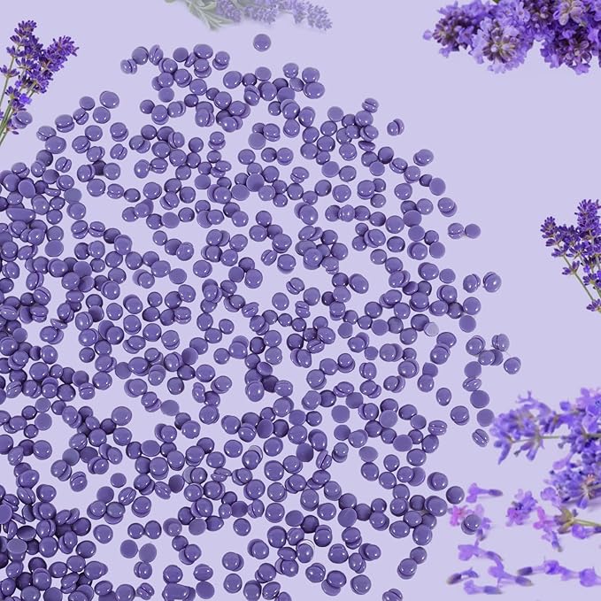 2.5 lb Body Wax Beads for Hair Removal, Brazilian Waxing Beads Bulk for Sensitive Skin Coarse Hair, Bikini Face Leg Armpit Back Chest with 20 Sticks, For At-Home and Professional Salon Use, Black