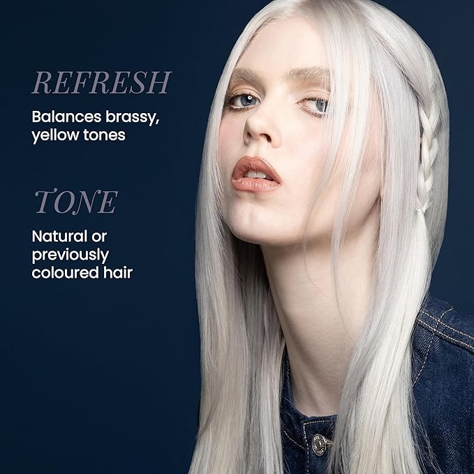 ALOXXI InstaBoost Conditioning Color Masque in Ultimate Platinum Neutralizes Brassiness in Blonde and Silver Hair, 6.8 Fl Oz