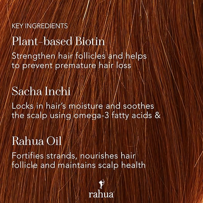 Rahua Enchanted Island Hair Conditioner with Biotin, 9.3 Fl Oz, Supports Strength, Hair Growth & Shine, All Hair Types, Vitamin C, E, A, B6, Coconut Guava Scent, Nourishing Hair Care for Men and Women