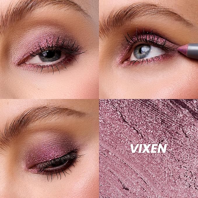 Wonderskin IYKYK Eyeshadow Stick - Longwear Eye Shadow Sticks, Budge-Proof & Waterproof Shimmer Eyeshadow Stick with Built-in Sharpener (Vixen)