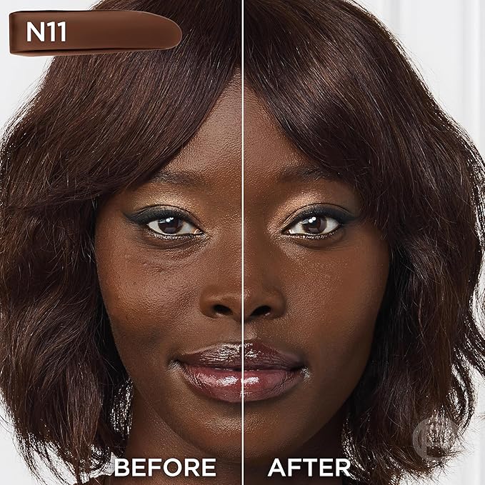 L'Oreal Paris True Match Super-Blendable Foundation, Medium Coverage Liquid Foundation Makeup, N11, Deep, 1 Fl Oz