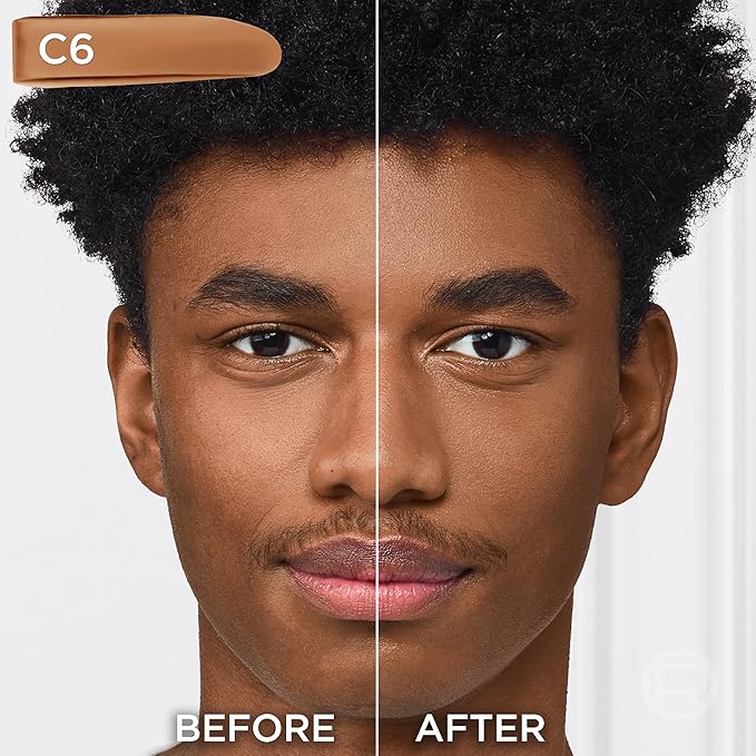 L'Oreal Paris True Match Super-Blendable Foundation, Medium Coverage Liquid Foundation Makeup, C6, Medium, 1 Fl Oz (Pack of 2)