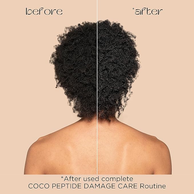 Pacifica Coco Peptide Damage Care Shampoo – Repairing Sulfate-Free Shampoo for Damaged Hair, Split Ends & Breakage, w/Collagen & Peptides Silicone-Free Clean Vegan & Cruelty-Free Dermatologist Tested