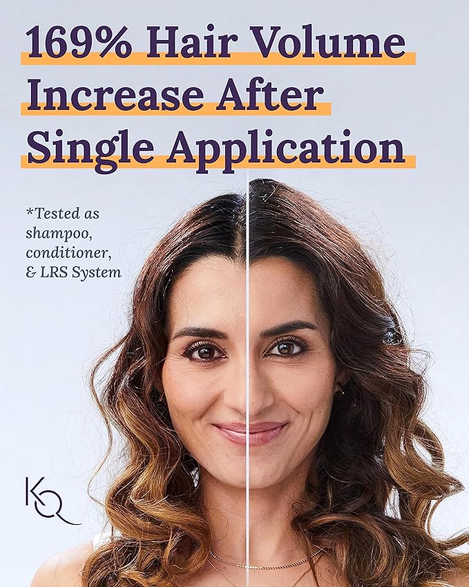 Keranique Hair Products Set for Thinning Hair - Volumizing Shampoo, Conditioner, Follicle Booster Serum, Spray for Fine Texture Boost, and Keratin Repair for Women