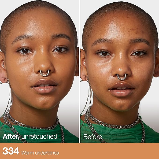 Maybelline Fit Me Matte + Poreless Liquid Oil-Free Foundation Makeup, Warm Sun, 1 Count (Packaging May Vary)