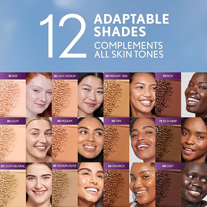 Covergirl Simply Ageless Skin Perfector Essence Foundation, 70 Rich, Tinted Skincare Makeup Hybrid, Sheer Tint, Radiant Finish, Glowy Finish, Vegan Formula, 1.0oz (Pack of 2)