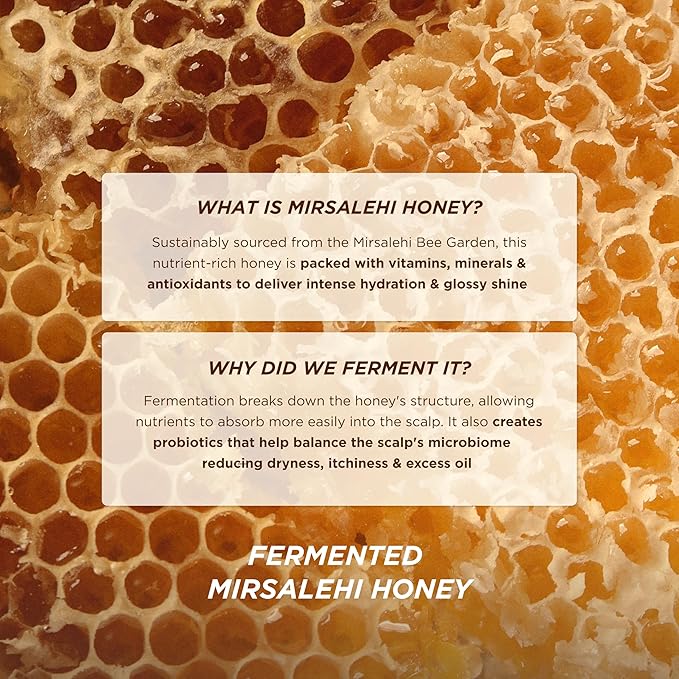 Gisou Honey Infused Hair Repair Serum – Strengthens & Seals Split Ends with Mirsalehi Honey & Plant-Based Keratin, Heat & UV Protection, 1 Fl Oz