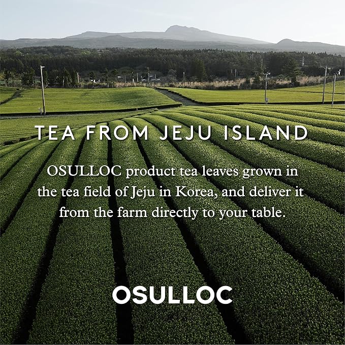 OSULLOC Canola & Apricot Tea (Aromatic Canola flower & Apricot), Premium Blended Tea from Jeju, Tea Bag Series 20 count
