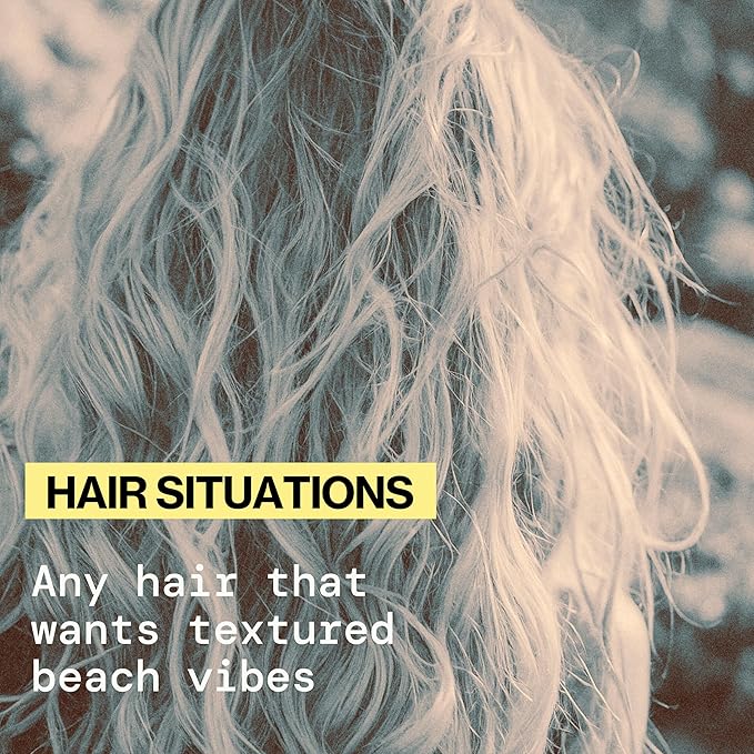 Pacifica Salty Waves Texturizing Shampoo - Beachy Textured, Messy Look, Hair Styles - Moisturizing Hair Care w/ Vitamin B & E - Banana Scent Clean Beauty Vegan & Cruelty-Free Dermatologist Tested