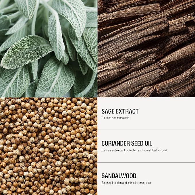 Grown Alchemist Shaving Gel, Sandalwood & Sage. Hydrating Botanicals, Close, Smooth Shave (75ml)