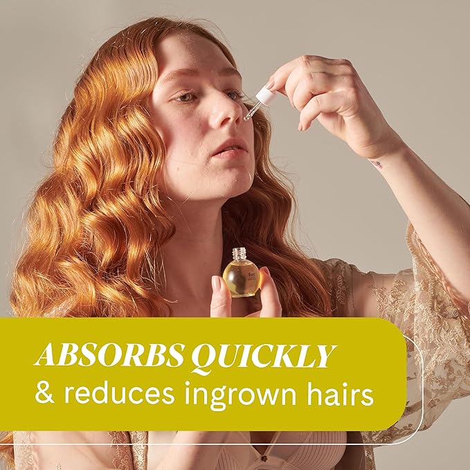 Fur Ingrown Concentrate: Exfoliating Oil Kit for your Hair and Skin to Smoothe, Soothe, and Treat Ingrown Hairs - O.5 fl. oz.