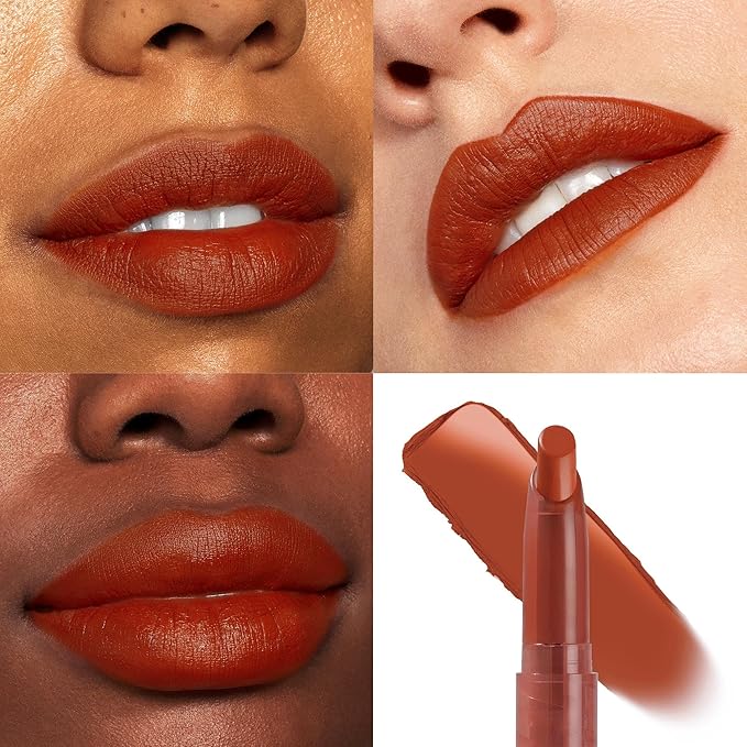 ColourPop Lippie Stix - Long-Lasting Matte Lipstick Formulated with Vitamin E & Shea Butter for All Day Moisture - Rich, Dark Terracotta Lipstick - Paraben and Sulfate Free - Ziggie (0.4 oz)