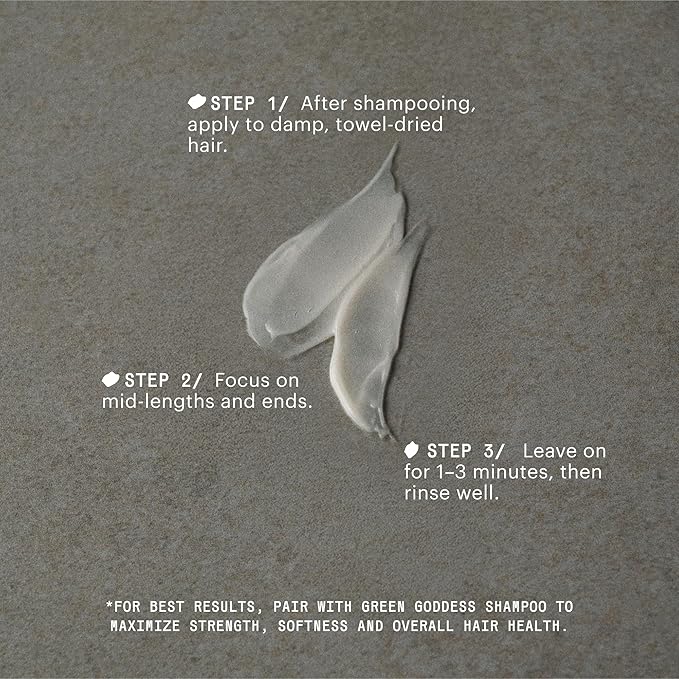 REMILIA Green Goddess Conditioner for Damaged Hair – With Avocado Oil, Coconut Oil, & Green Tea Extract – Detangling, Moisturizing, Vegan – Made in USA – 8.5 fl oz