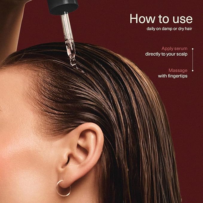 Bloom Clinically Proven Copper Peptide Hair Serum for Hair Growth - Non-Greasy & Lightweight Advanced Multi-Peptides for Women w/Thinning Hair - Promotes Fullness, Reduces Shedding - Made in USA