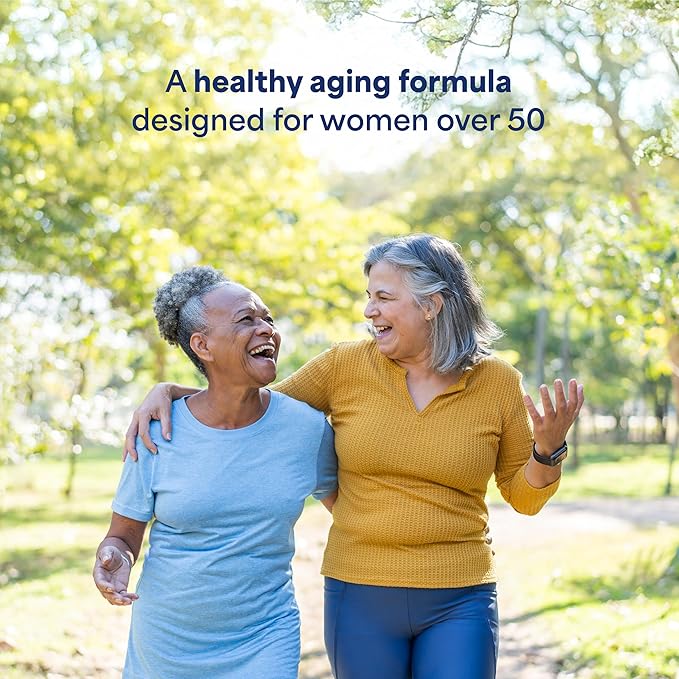 Puritan's Pride Ultra Woman 50 Plus High Potency Performance Time Release Daily Multivitamin with Zinc, Dietary Supplement for Healthy Aging & Cellular Energy Production, 2 Month Supply, 120 Count