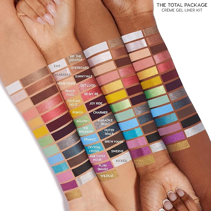 ColourPop Crème Gel Waterproof Eyeliner - 18HR Wear, Ultra-Pigmented Eyeliner Pencil with Matte & Metallic Finishes - Smudge-Proof, Vegan & Cruelty-Free - Aglow (0.01 oz)