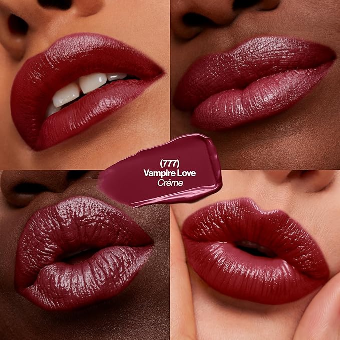 Revlon Super Lustrous Lipstick, Creamy Formula For Soft, Fuller-Looking Lips, Moisturized Feel, 777 Vampire Love, 0.15 oz