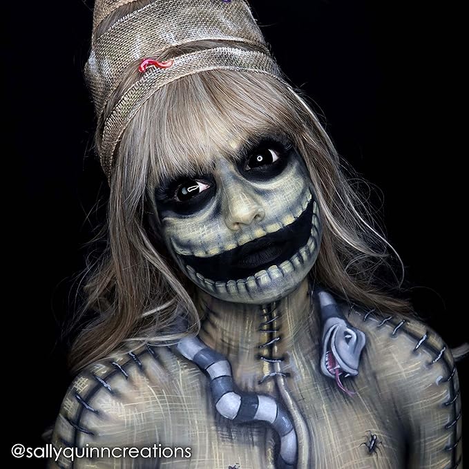 Mehron Makeup StarBlend Cake Makeup | Wet/Dry Pressed Powder Face | Powder Foundation | Black Body and Face Paint 2 oz (56g)