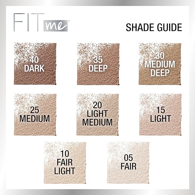 Maybelline Fit Me Loose Setting Powder, Face Powder and Finishing Makeup, Medium Deep, 1 Count