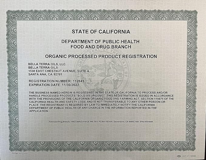 Bella Terra Oils - Organic Tamanu Oil 4 oz - A Treasure from Nature, Abundant in Calophyllic Acid & Delta-Tocotrienol (Vitamin E), Ultimate Skin Elixir