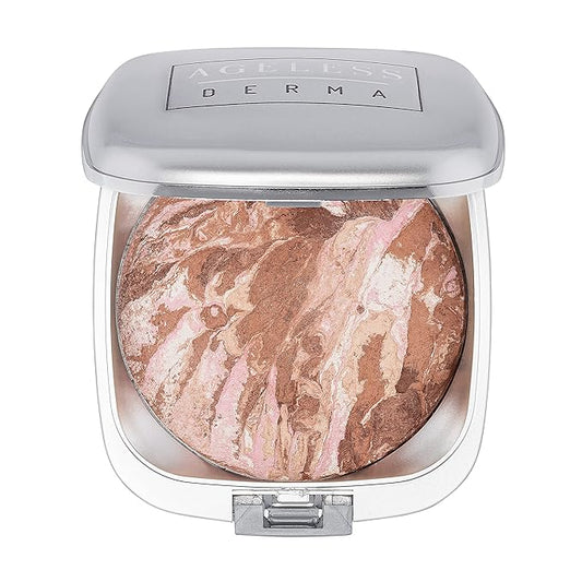 Mineral Baked Powder Foundation- A Vegan- Paraben -Gluten and Cruelty Free Makeup Foundation (Nubian Beige)