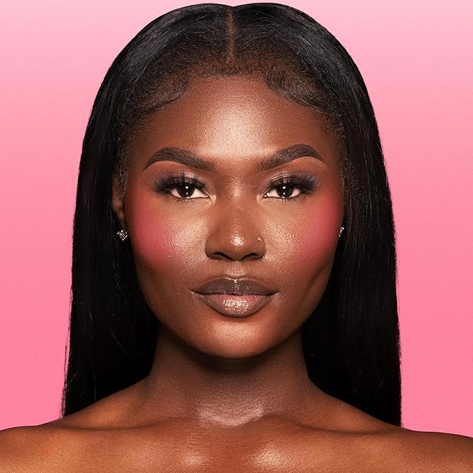 Juvia's Place Blushed Liquid Blush Lighter Pink Lady Glow - Liquid Blush for Cheeks with Luminous Glow, Long-Wearing, Buildable & Highly-Pigmented Makeup, Easy to Blend